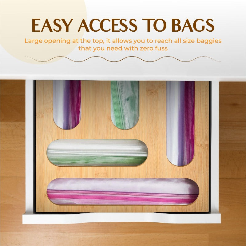 Premium Ziplock Bag Storage Organizer for Kitchen Drawer – i-PLAYLOFT