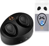 True Wireless Earbuds with Microphone for Running - Rechargeable Smart Phone Bluetooth Earphones with Mic - Sweatproof Cordless Sports Headphones for Gym - Clear Stereo Sound Ear Buds & Charging Case