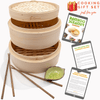Premium Handmade Bamboo Steamer
