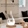 Storm Glass Weather Station Weather Forecaster, Stylish and Creative Drop-Shaped Glass Barometer, Home and Office Decorative Glass Bottles
